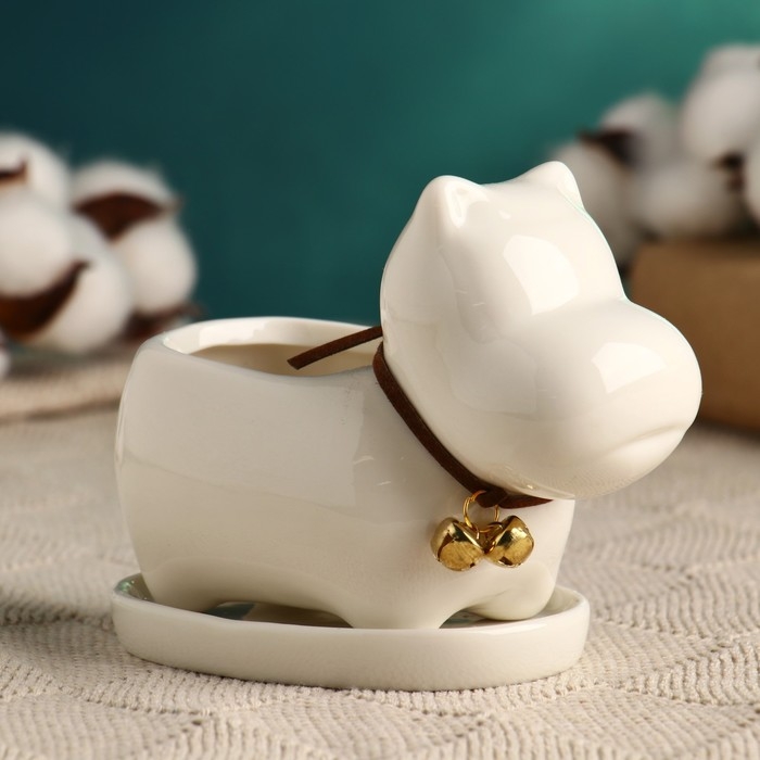 Горшок  Горшок "Собачка" 11х6,5х8,5см