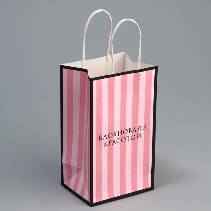 Пакет подарочный крафтовый, упаковка, «Красота», 12 х 21 х 9 см Пакет подарочный крафтовый, упаковка, «Красота», 12 х 21 х 9 см
