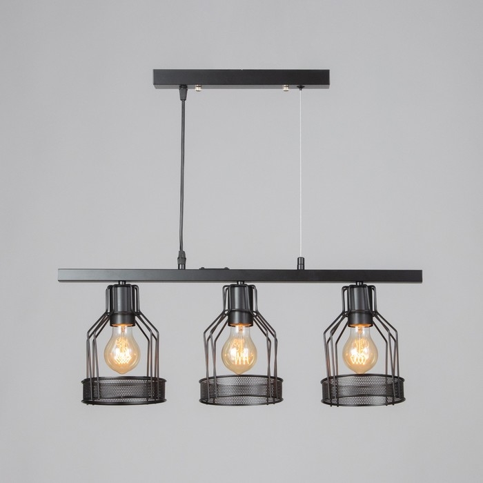 Светильник Светильник "Генри" 3хЕ27 40Вт черный 61х14,5х23-123 см