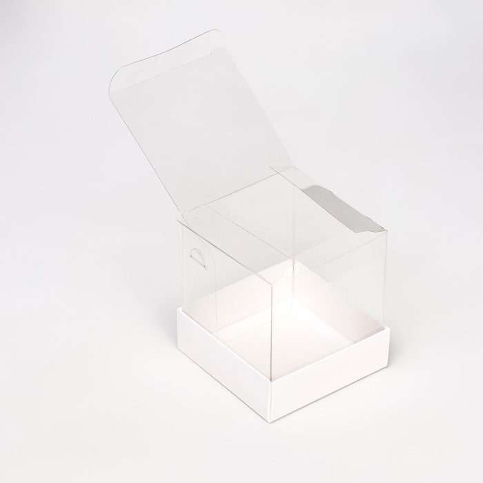 Упаковка для кондитерских изделий, белый, 8 х 8 х 9 см Упаковка для кондитерских изделий, белый, 8 х 8 х 9 см