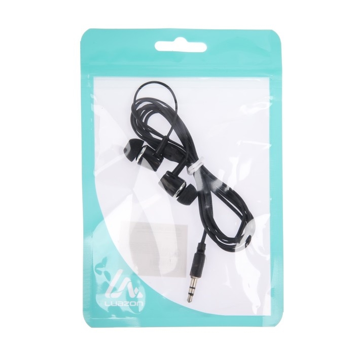 Наушники Luazon LN-4, вакуумные, чёрные Наушники Luazon LN-4, вакуумные, чёрные