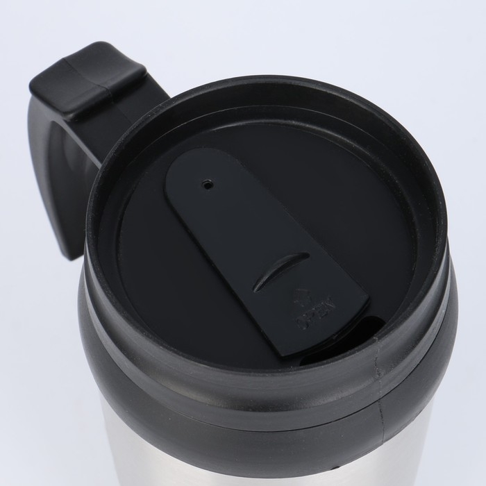 Термокружка, 350 мл, Classic Термокружка, 350 мл, Classic "Сильный крепкий", сохраняет тепло 2 ч, 13 х 18 см