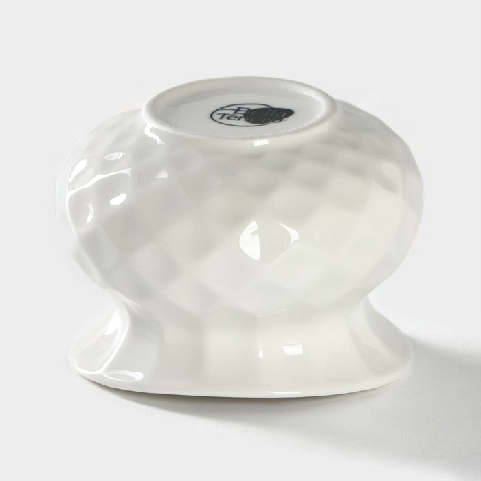 Сахарница фарфоровая с ложкой на бамбуковой подставке BellaTenero, 140 мл, цвет белый Сахарница фарфоровая с ложкой на бамбуковой подставке BellaTenero, 140 мл, цвет белый