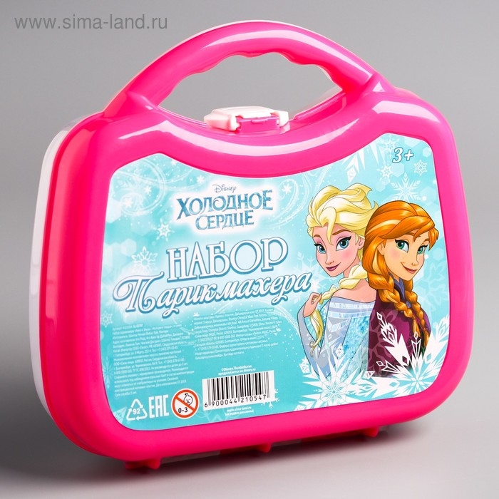 Набор парикмахера, в сумке «Анна и Эльза», Холодное сердце Набор парикмахера, в сумке «Анна и Эльза», Холодное сердце