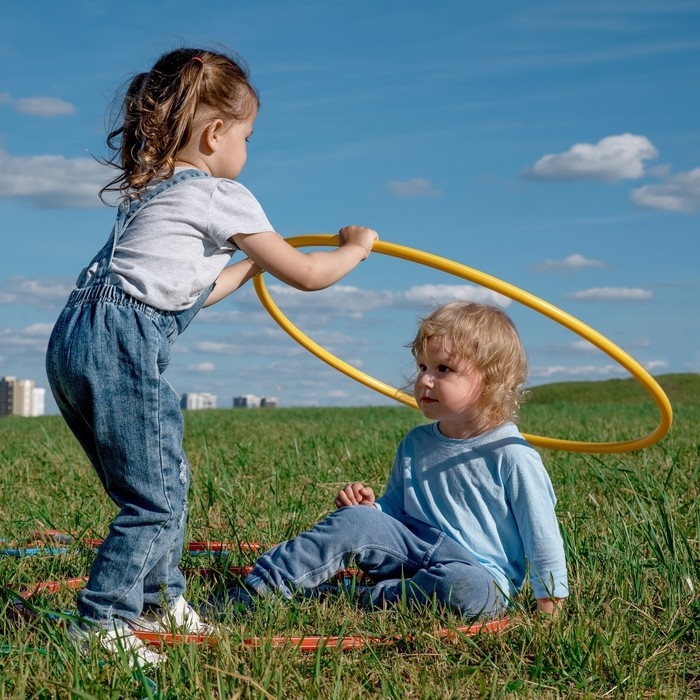 Обруч, диаметр — 50 см, цвет жёлтый Обруч, диаметр — 50 см, цвет жёлтый
