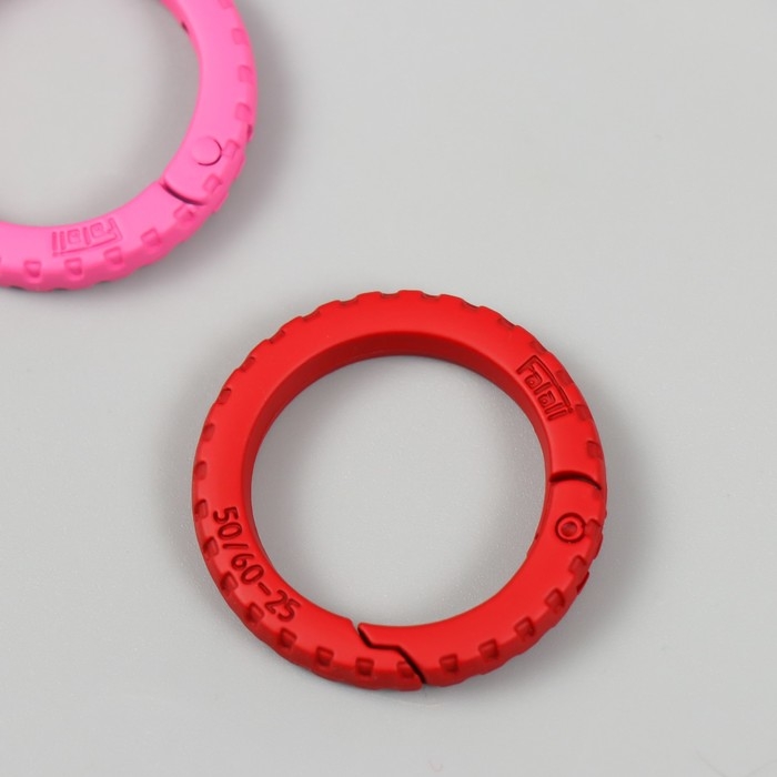 Карабин металл Карабин металл "Колесо" МИКС 3,5х3,5 см