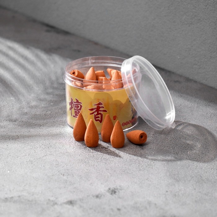 Благовония конусные Благовония конусные "Сандал", пуля, 40 капсул, стелющийся дым