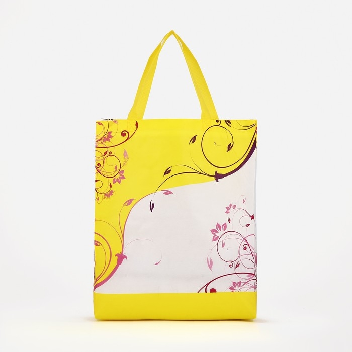 Сумка хозяйственная без застёжки, цвет жёлтый Сумка хозяйственная без застёжки, цвет жёлтый