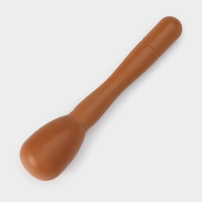 Ступка с пестиком Доляна «Кирпичный камень», 250 мл, 10,5×20 см, цвет коричневый Ступка с пестиком Доляна «Кирпичный камень», 250 мл, 10,5×20 см, цвет коричневый