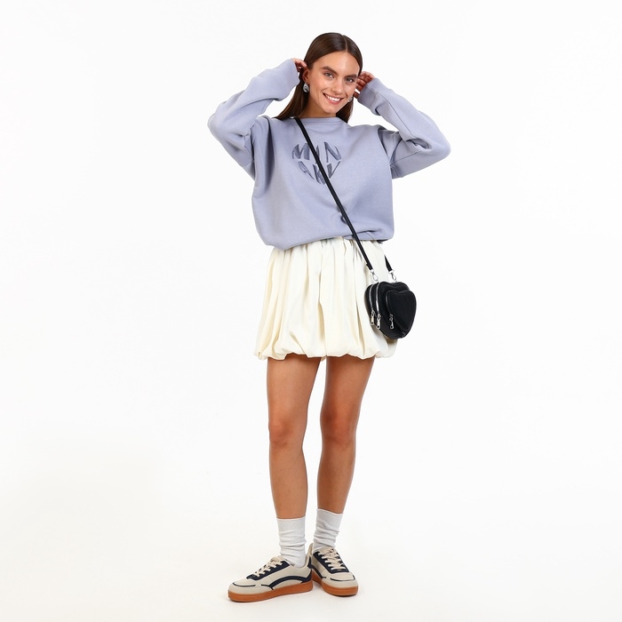 Сумка женская кросс-боди на молнии, цвет чёрный Сумка женская кросс-боди на молнии, цвет чёрный