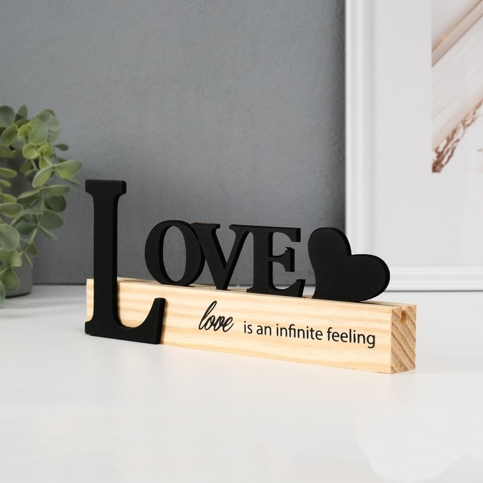 Сувенир дерево  Сувенир дерево "Чувство любви" 3х24,5х10 см