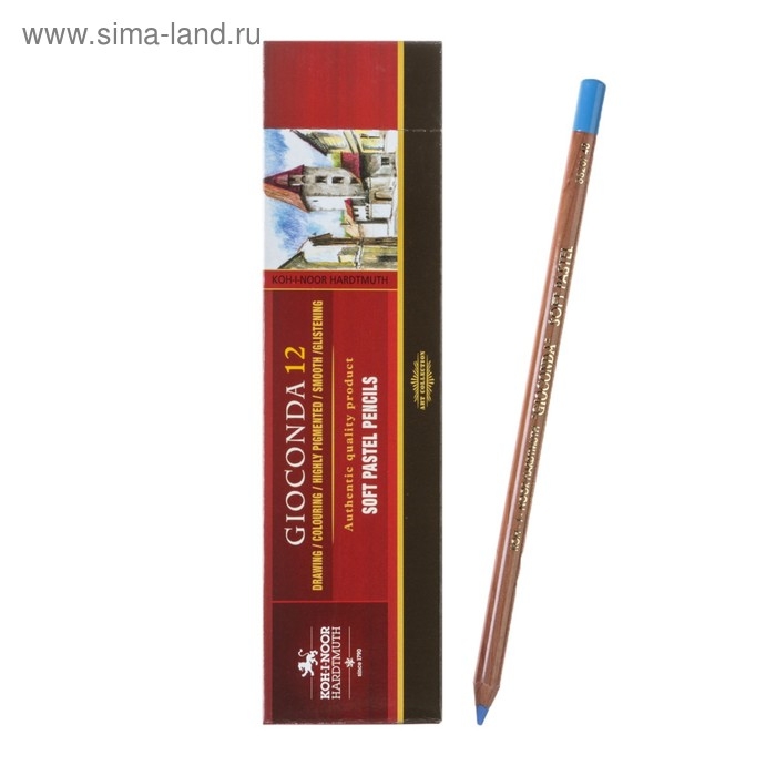 Пастель сухая в карандаше Koh-I-Noor GIOCONDA 8820/48 Soft Pastel, синий кобальт Пастель сухая в карандаше Koh-I-Noor GIOCONDA 8820/48 Soft Pastel, синий кобальт