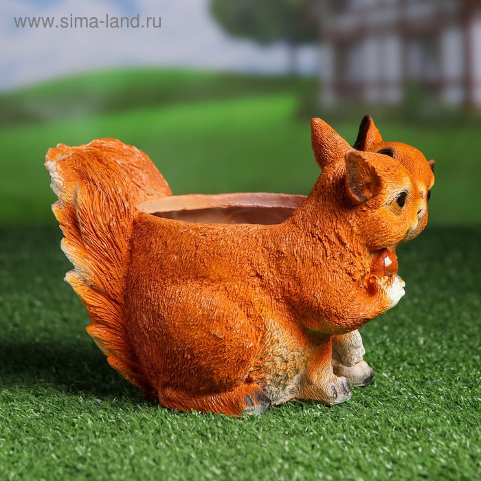 Фигурное кашпо Фигурное кашпо "Белки" 21х15см