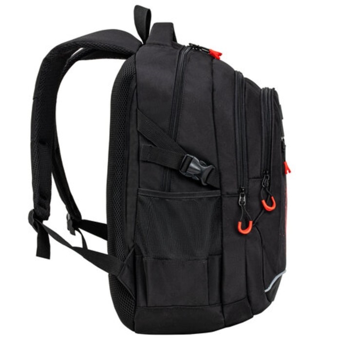 Рюкзак BRAUBERG CONTENT универсальный, 3 отделения, светоотражающий принт,  Рюкзак BRAUBERG CONTENT универсальный, 3 отделения, светоотражающий принт, "Figures", 47х33х18 см, 270765