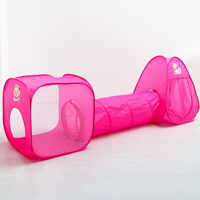 Палатка детская игровая с туннелем  Палатка детская игровая с туннелем "Милашка" Коты аристократы