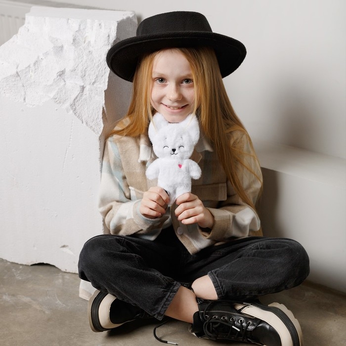 Мягкая игрушка «Песец Дин», 19 см