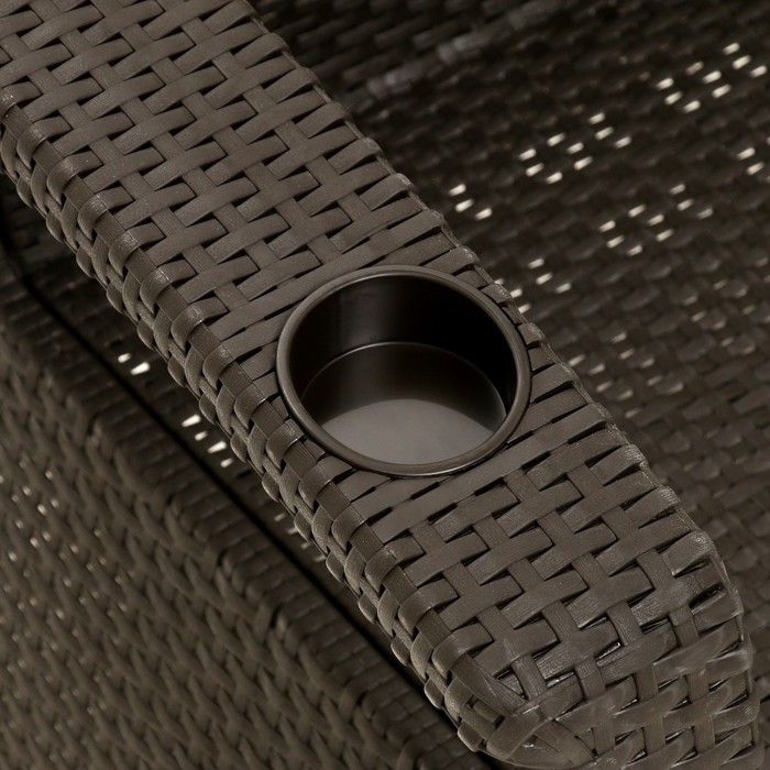 Набор садовой мебели: два кресла и стол, мокко Набор садовой мебели: два кресла и стол, мокко