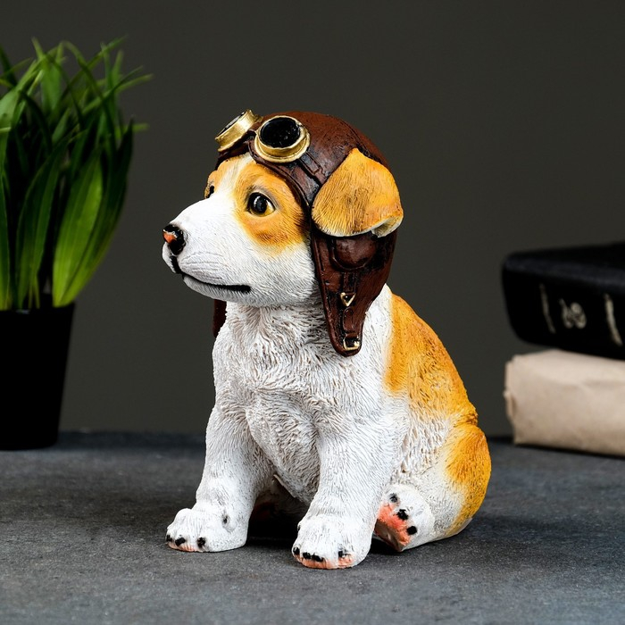 Фигура  Фигура "Щенок - авиатор" 14х10х16см