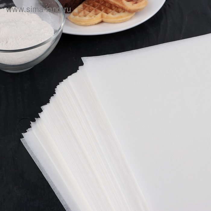 Бумага для выпечки, профессиональная Gurmanoff, 40×60 cм, 500 листов, силиконизированная Бумага для выпечки, профессиональная Gurmanoff, 40×60 cм, 500 листов, силиконизированная