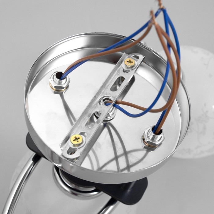 Люстра Люстра "Луис" 3xE27 40Вт хром 55x17x24см