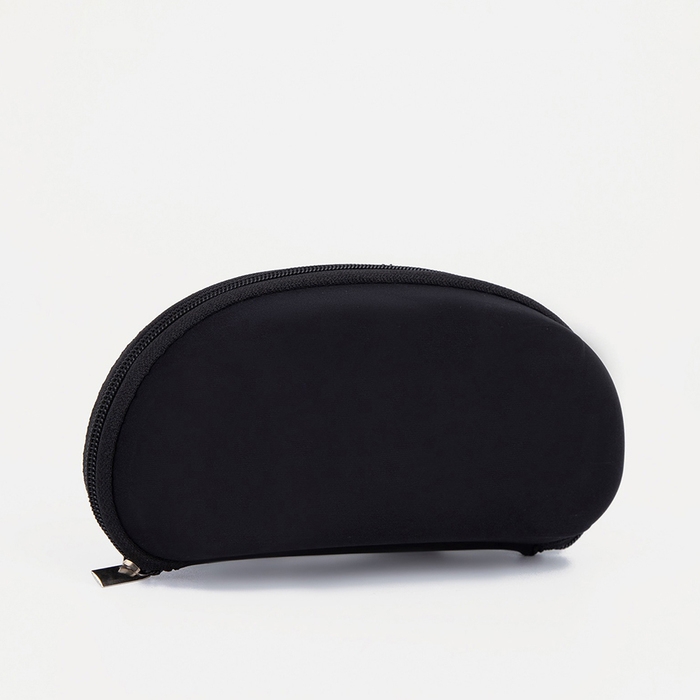 Футляр для очков на молнии, длина 17 см, цвет чёрный Футляр для очков на молнии, длина 17 см, цвет чёрный