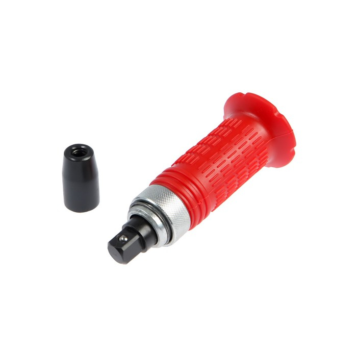 Отвертка ударно-поворотная ТУНДРА 1/2 Отвертка ударно-поворотная ТУНДРА 1/2", с битами 6 шт., обрезиненная рукоятка, кейс