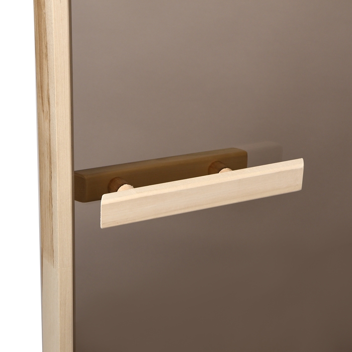 Дверь для бани и сауны стеклянная Дверь для бани и сауны стеклянная "Бронза", размер коробки 180х67, 6мм