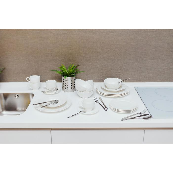 Чайная пара фарфоровая Wilmax, 2 предмета: чашка 220 мл, блюдце d=14,2 см, цвет белый Чайная пара фарфоровая Wilmax, 2 предмета: чашка 220 мл, блюдце d=14,2 см, цвет белый