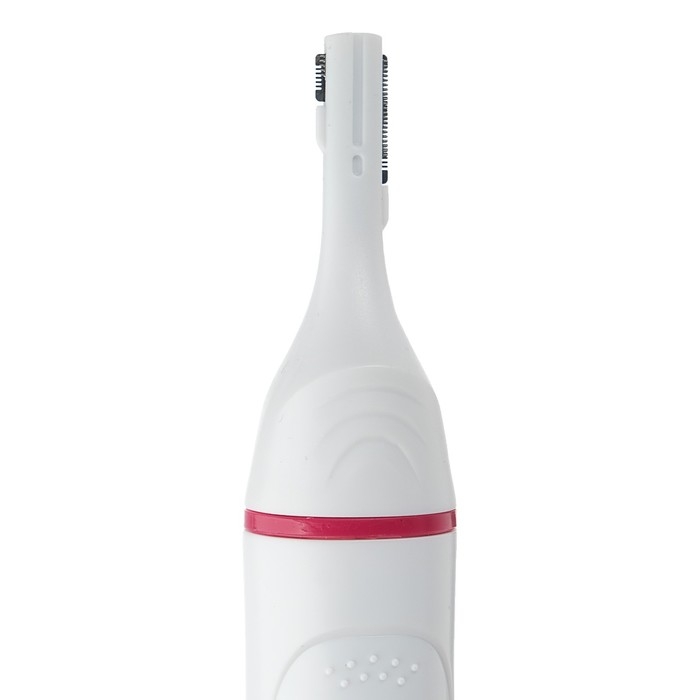 Триммер Luazon LEP-08, для тела/лица, 2 насадки, 1хAA (не в комплекте), бело-розовый Триммер Luazon LEP-08, для тела/лица, 2 насадки, 1хAA (не в комплекте), бело-розовый