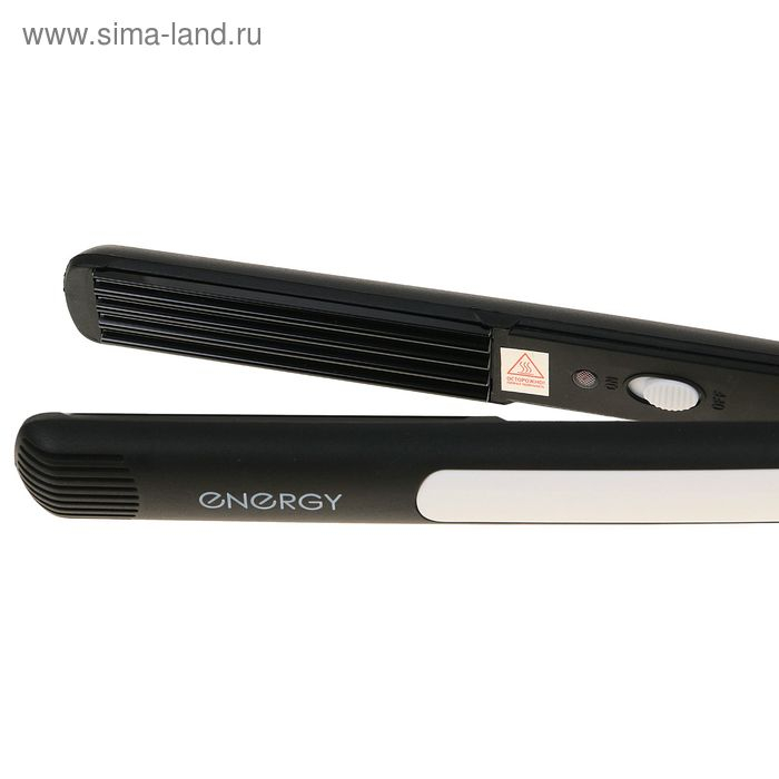Щипцы-гофре ENERGY EN-851, 20 Вт, алюминиевое покрытие, 85х20 мм, 220°C, черные Щипцы-гофре ENERGY EN-851, 20 Вт, алюминиевое покрытие, 85х20 мм, 220°C, черные