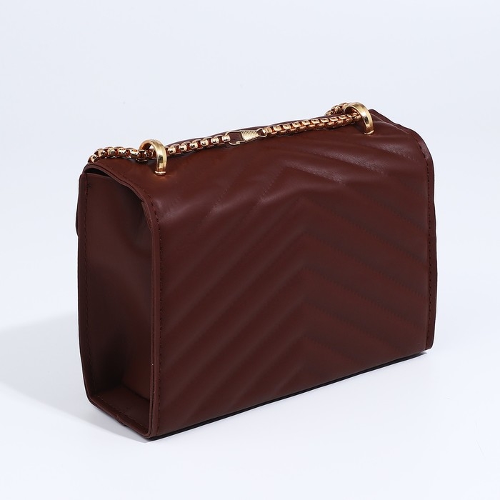 Сумка-мессенджер на магните, цвет коричневый Сумка-мессенджер на магните, цвет коричневый