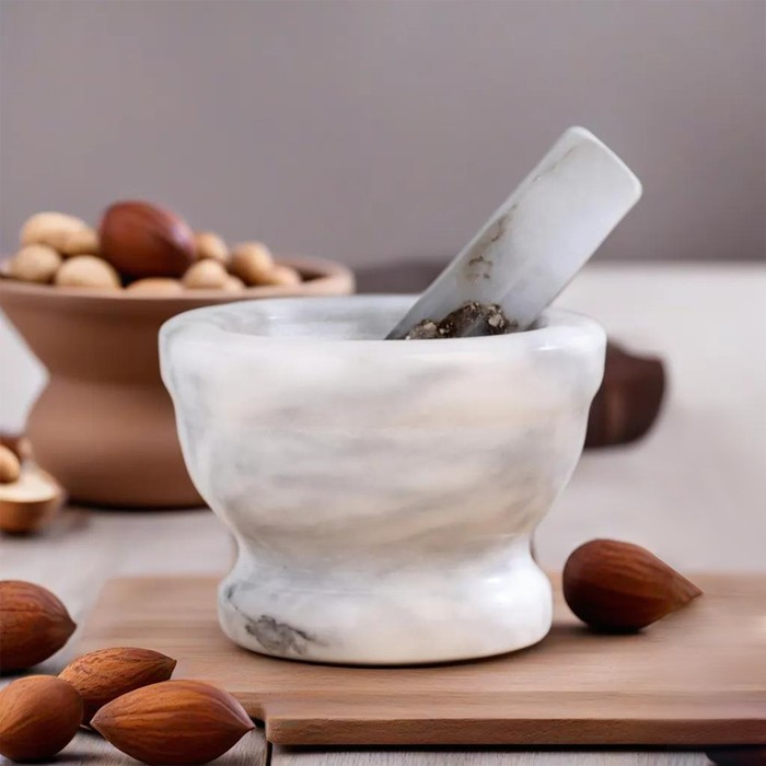 Ступка с пестиком, 130 мл, 10см №6 Ступка с пестиком, 130 мл, 10см №6