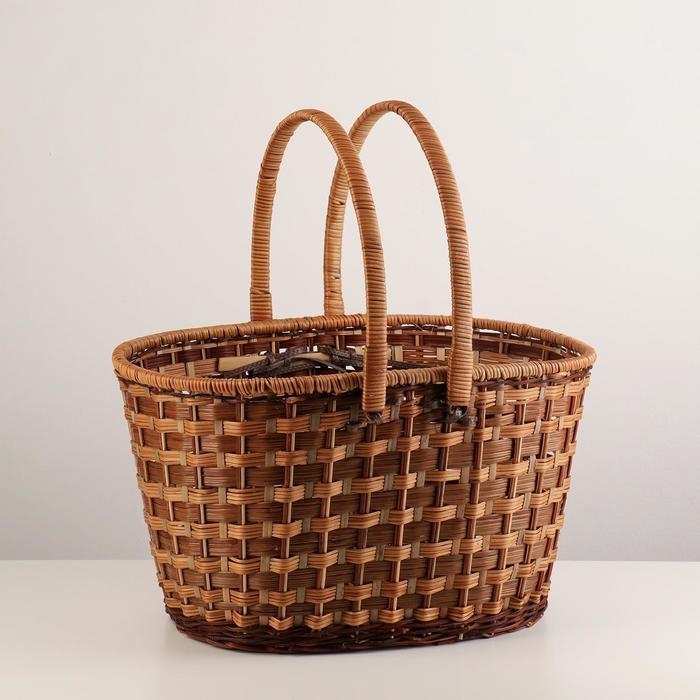 Корзина плетеная  Корзина плетеная "Пикник", без крышки, 40х29х24/43 см