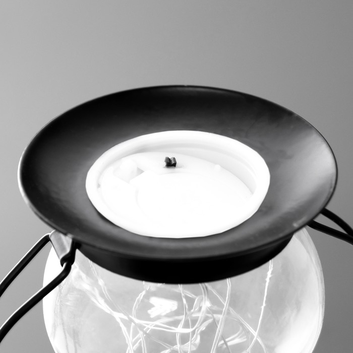 Ночник "Лампа" LED 1хCR2032 черный 10х7х13см RISALUX