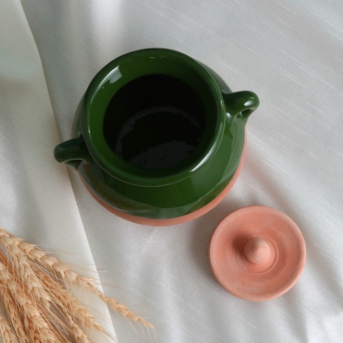 Горшочек для запекания керамический  Горшочек для запекания керамический "Дизи", 1 л, 1 сорт, Иран