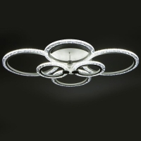 Люстра с ПДУ 71179/6 LED 144Вт диммер 3000-6000К белый 78,5х78,5х13,5 см BayerLux