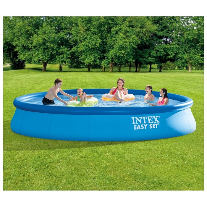 Бассейн надувной Easy Set, 457 х 84 см, фильтр-насос, 28158 INTEX Бассейн надувной Easy Set, 457 х 84 см, фильтр-насос, 28158 INTEX