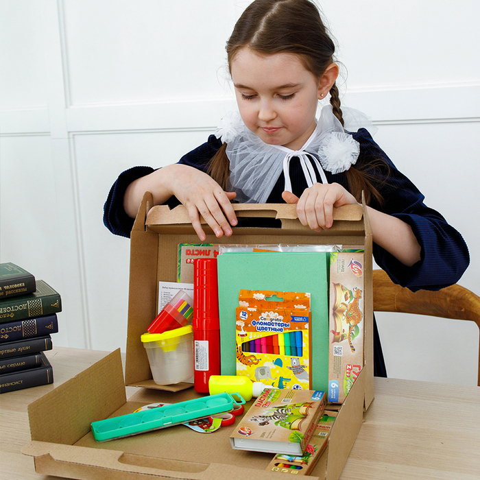 Набор первоклассника 44 предмета  Набор первоклассника 44 предмета "ЗОО", ЛУЧ