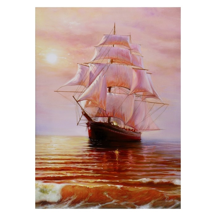 Картина-холст на подрамнике Картина-холст на подрамнике "В пути" 50х70 см