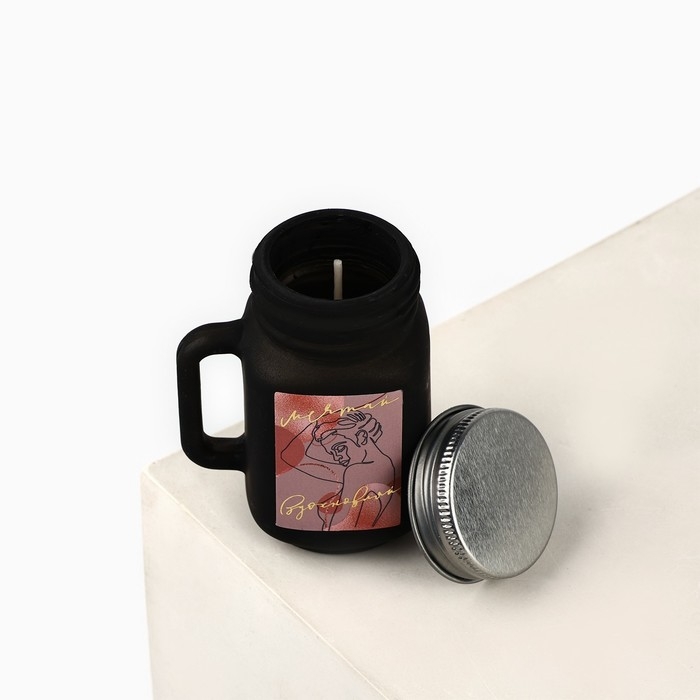 Свеча в матовом стекле «Нежность», МИКС, аромат цветочный Свеча в матовом стекле «Нежность», МИКС, аромат цветочный