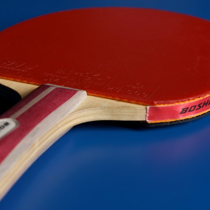 Ракетка для настольного тенниса BOSHIKA Advanced 2*, для любителей, накладка DOUBLE FISH 815 1.5 мм, коническая ручка Ракетка для настольного тенниса BOSHIKA Advanced 2*, для любителей, накладка DOUBLE FISH 815 1.5 мм, коническая ручка