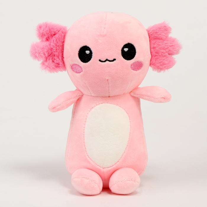 Мягкая игрушка «Аксолотль», 23 см, цвет розовый Мягкая игрушка «Аксолотль», 23 см, цвет розовый