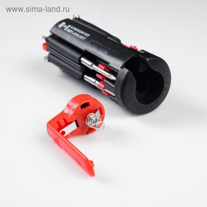 Фонарь многофункциональный, мультитул 8 в 1  Фонарь многофункциональный, мультитул 8 в 1 "Крутому мужику", 12 х 4 см, 3 ААА