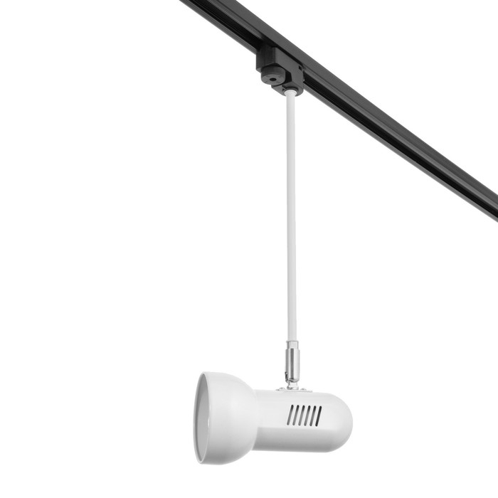 Светильник трековый Светильник трековый "Холли" Е27 40Вт белый 15х9х40см