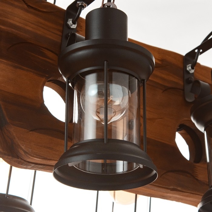 Люстра Люстра "Баркас" 6хЕ27 40Вт черный 90х100 см