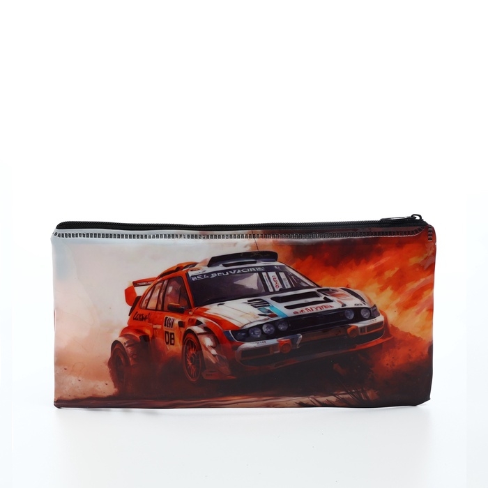 Косметичка-пенал на молнии, цвет коричневый Косметичка-пенал на молнии, цвет коричневый