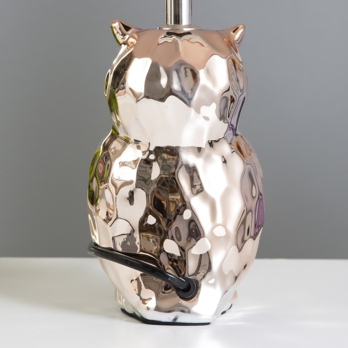 Настольная лампа Настольная лампа "Сова" Е14 40Вт золото 20х20х33,5 см RISALUX