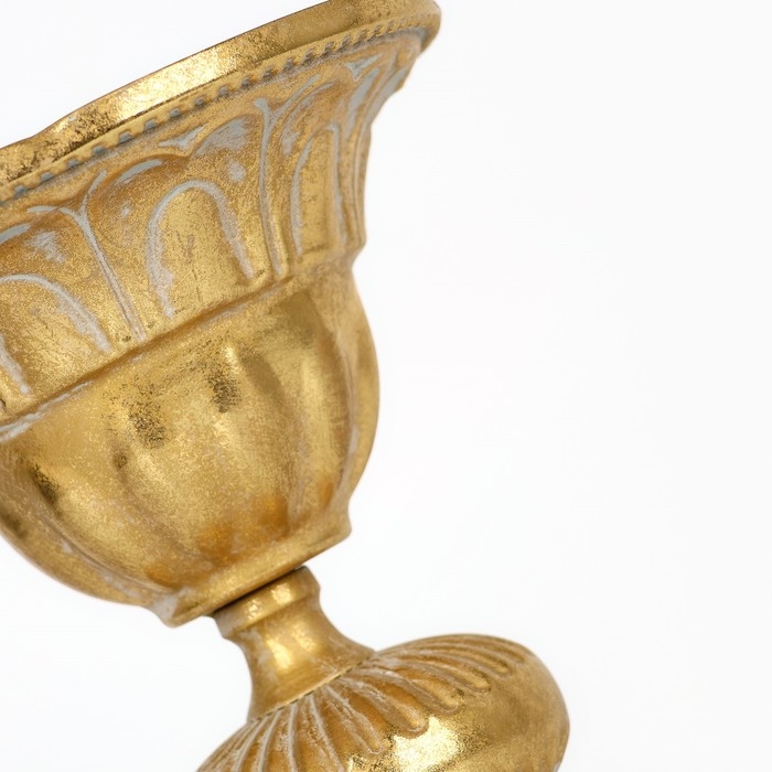 Подсвечник металл «Ярусы» для одной свечи 16 х 16 х 25 см