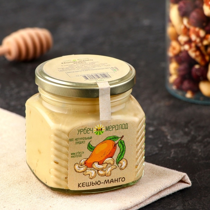 Урбеч кешью-манго, 230 г Урбеч кешью-манго, 230 г