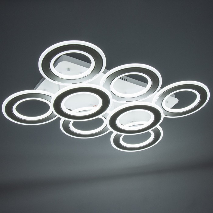 Люстра с ПДУ Люстра с ПДУ "Сонтана" LED 300Вт 3000-6000Вт белый 75х50х12см BayerLux